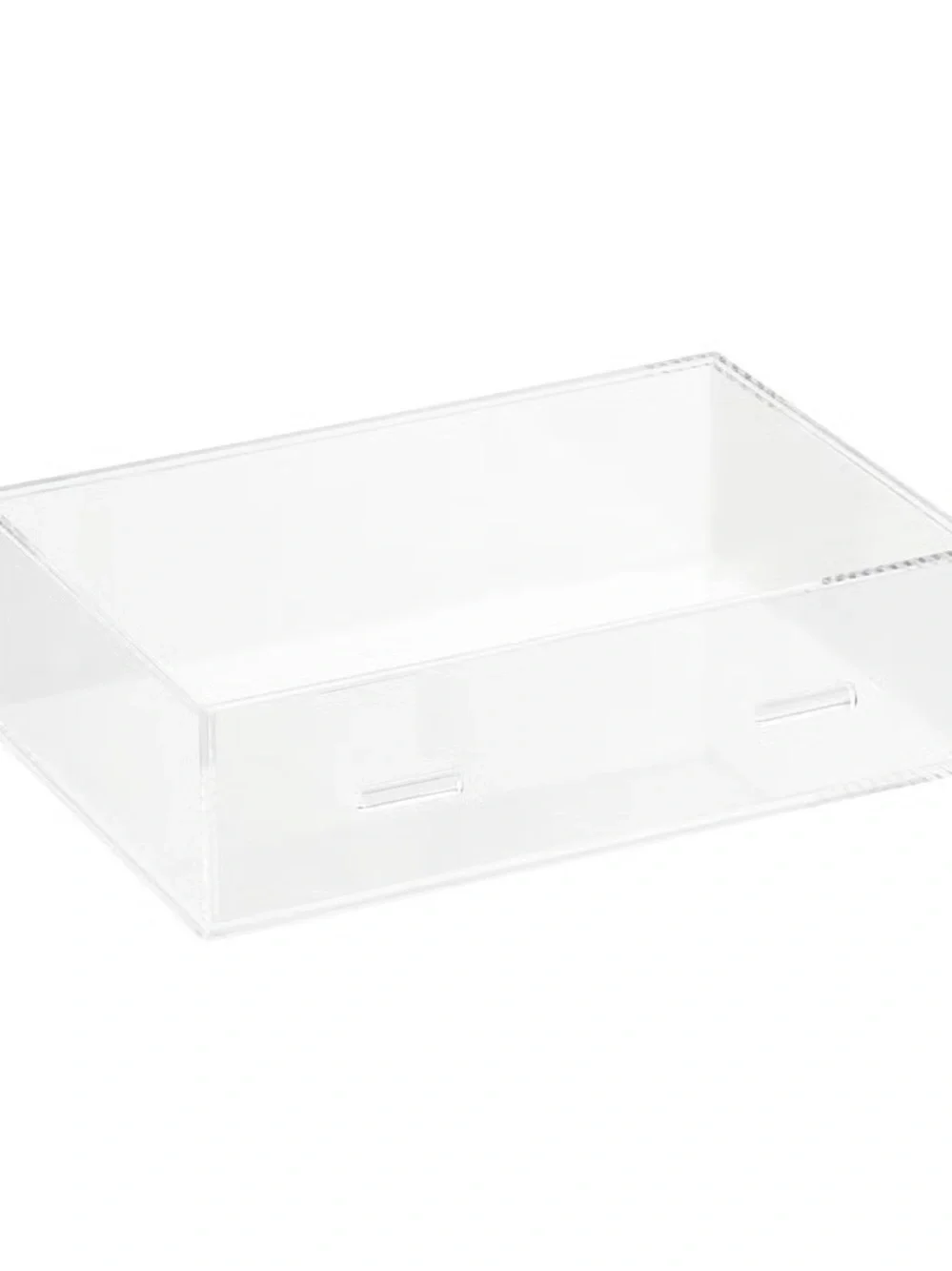 The Container Store Luxe Acrylic Modular System Drawers- set of Medium and Large